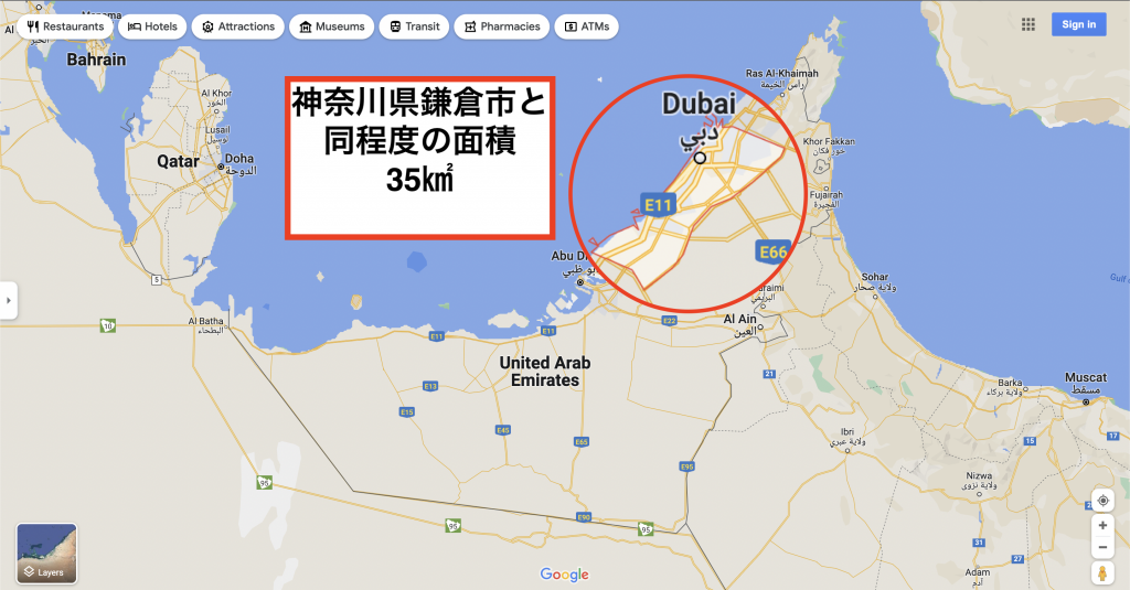 ドバイ地図